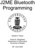 Thumbnail J2ME Bluetooth Programming